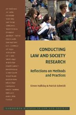 Conducting Law and Society Research Reflections on Methods and Practices  9780521720427 Front Cover