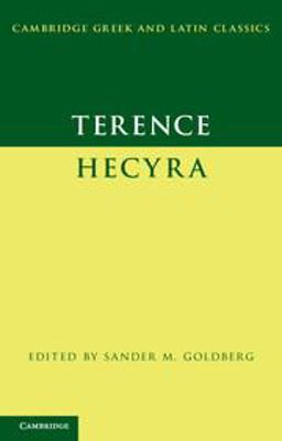 Terence: Hecyra  9780521721660 Front Cover