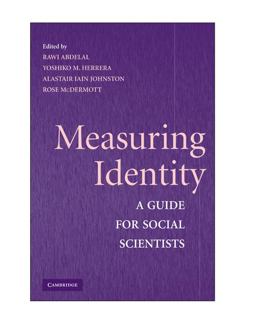 Measuring Identity A Guide for Social Scientists  9780521732093 Front Cover