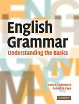 English Grammar Understanding the Basics  9780521732161 Front Cover