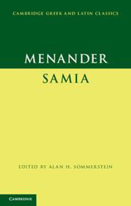 Menander: Samia (the Woman from Samos) 1st 2014 9780521735421 Front Cover