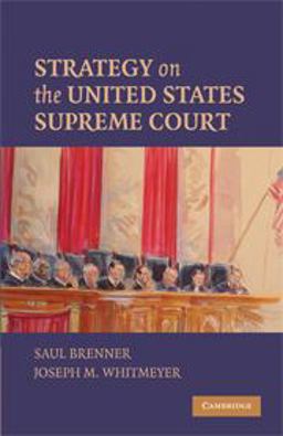 Strategy on the United States Supreme Court  9780521736343 Front Cover