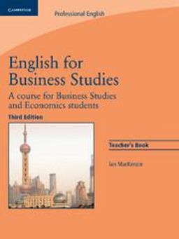 English for Business Studies Teacher's Book 3rd Edition 3rd 9780521743426 Front Cover