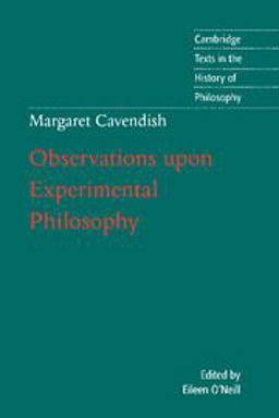 Margaret Cavendish Observations upon Experimental Philosophy  9780521776752 Front Cover
