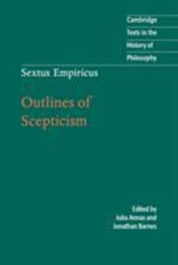 Sextus Empiricus Outlines of Scepticism 2nd 9780521778091 Front Cover