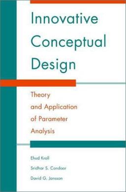 Innovative Conceptual Design Theory and Application of Parameter Analysis  9780521778480 Front Cover