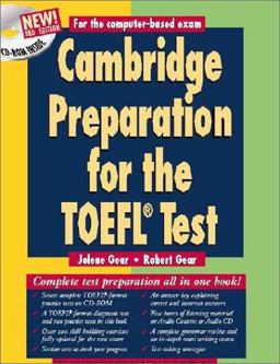 Cambridge Preparation for the TOEFL Test 3rd 9780521784009 Front Cover