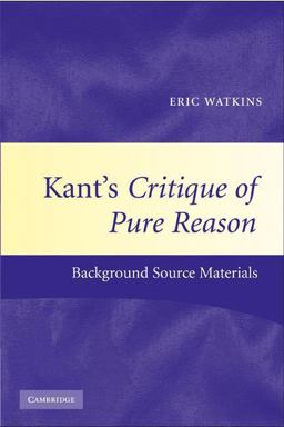 Kant's Critique of Pure Reason  9780521787017 Front Cover