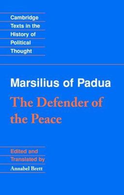Marsilius of Padua The Defender of the Peace  9780521789110 Front Cover