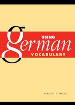 Using German Vocabulary  9780521797009 Front Cover