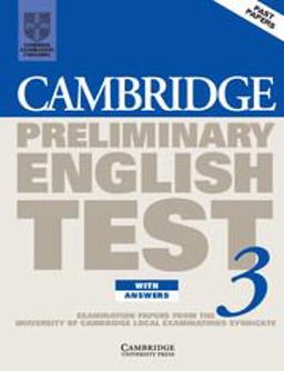 Cambridge Preliminary English Test 3 with Answers