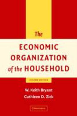 Economic Organization of the Household 2nd 9780521805278 Front Cover