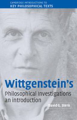 Wittgenstein's Philosophical Investigations An Introduction  9780521891325 Front Cover