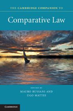 Comparative Law  9780521895705 Front Cover