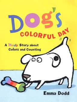 Dog's Colorful Day