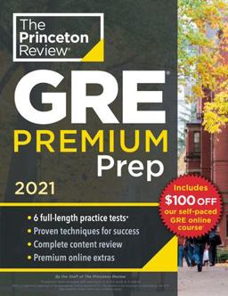 Princeton Review GRE Premium Prep 2021