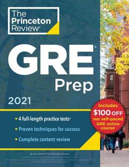 Princeton Review GRE Prep 2021