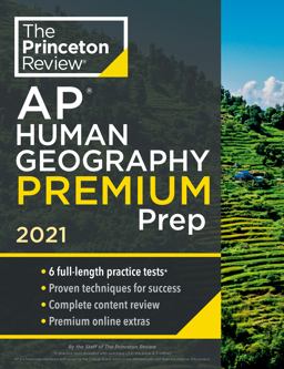 Princeton Review AP Human Geography Premium Prep 2021