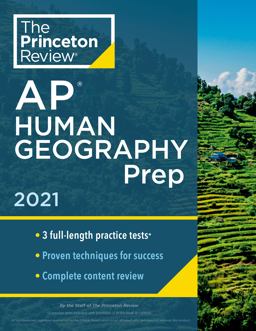 Princeton Review AP Human Geography Prep 2021