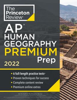 Princeton Review AP Human Geography Premium Prep 2022