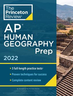 Princeton Review AP Human Geography Prep 2022