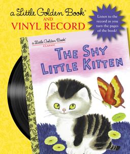 Shy Little Kitten Book and Vinyl Record  9780525579809 Front Cover