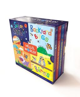 Hello, World! Boxed Set Solar System; Dinosaurs; Backyard Birds; Bugs  9780525581321 Front Cover