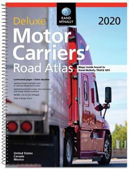 Rand Mcnally 2020 Deluxe Motor Carriers Road Atlas:  9780528021138 Front Cover