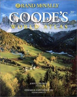 Goode's World Atlas 20th 9780528843365 Front Cover
