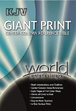 Giant Print Center Column Reference Bible