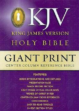 Giant Print Center Column Reference Bible