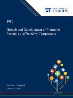 Growth and Development of Florunner Peanuts As Affected by Temperature