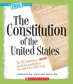 Constitution of the United States (a True Book: American History)  9780531147795 Front Cover