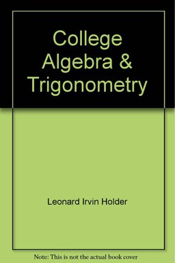 College Algebra and Trigonometry