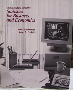 Statistics for Business and Economics  9780534144333 Front Cover