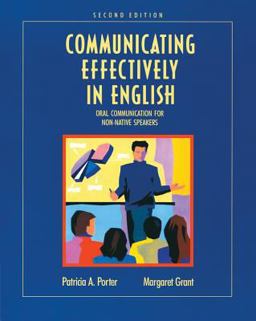 Communicating Effectively in English Oral Communication for Non-Native Speakers 2nd 9780534172688 Front Cover