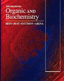 Introduction to Organic and Biochemistry 1st 9780534173166 Front Cover