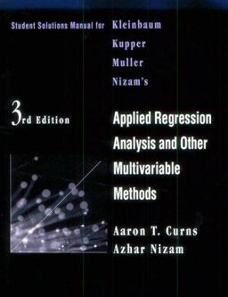 Applied Regression Analysis and Multivariable Methods 3rd 9780534209131 Front Cover