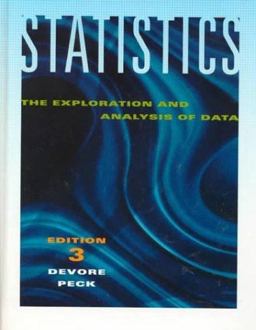 Statistics The Exploration and Analysis of Data 3rd 1996 9780534228965 Front Cover