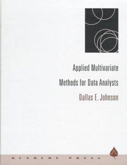 Applied Multivariate Methods for Data Analysts  9780534237967 Front Cover