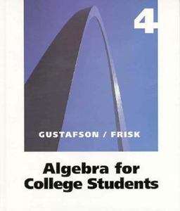Algebra for College Students 4th 9780534251888 Front Cover
