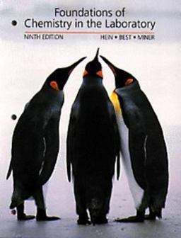 Foundations of Chemistry in the Lab