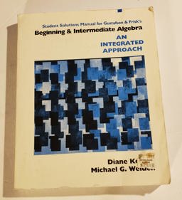 Student Solutions Manual Beginner and Intermediate Algebra