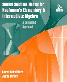 Elementary and Intermediate Algebra A Combined Approach 2nd 1997 9780534351175 Front Cover