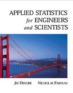 Applied Statistics for Engineers and Scientists  9780534356019 Front Cover