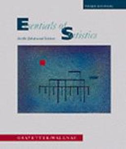 Essentials of Statistics for the Behavioral Sciences Essentials of Statistics for the Behavioral Sciences