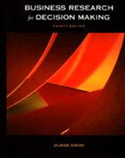 Business Research for Decision Making with InfoTrac