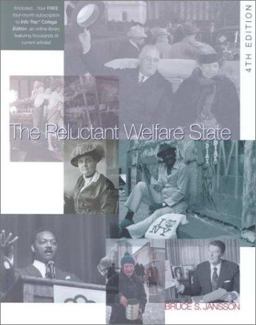 Reluctant Welfare State 4th 9780534365516 Front Cover