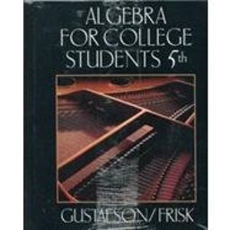 Algebra for College Students with Study Guide Sampler