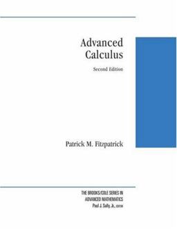 Advanced Calculus 2nd 9780534376031 Front Cover